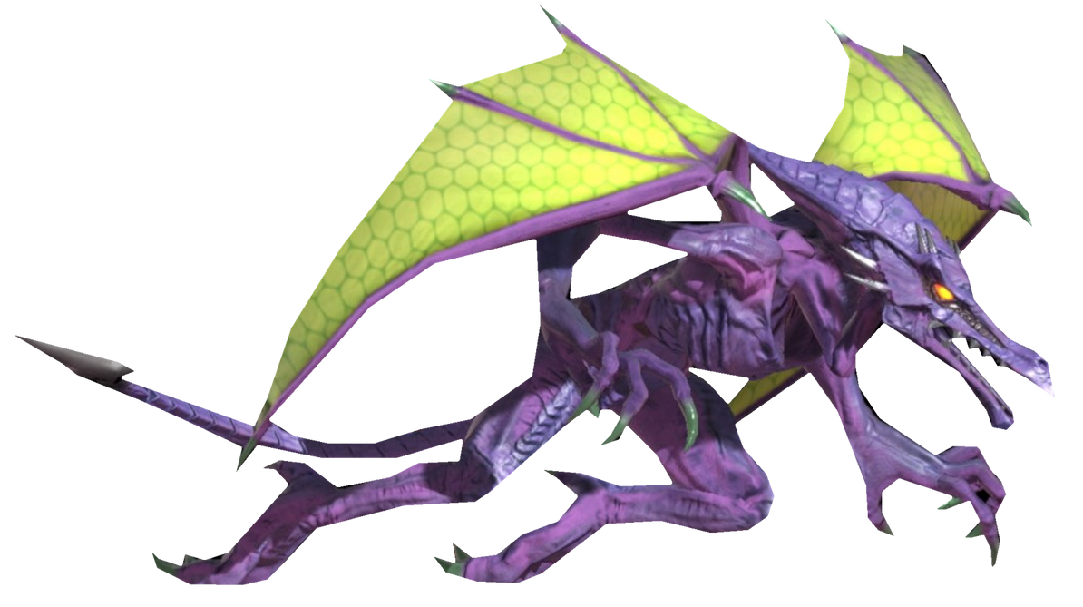 Retro Ridley gliding by TransparentJiggly64 on DeviantArt