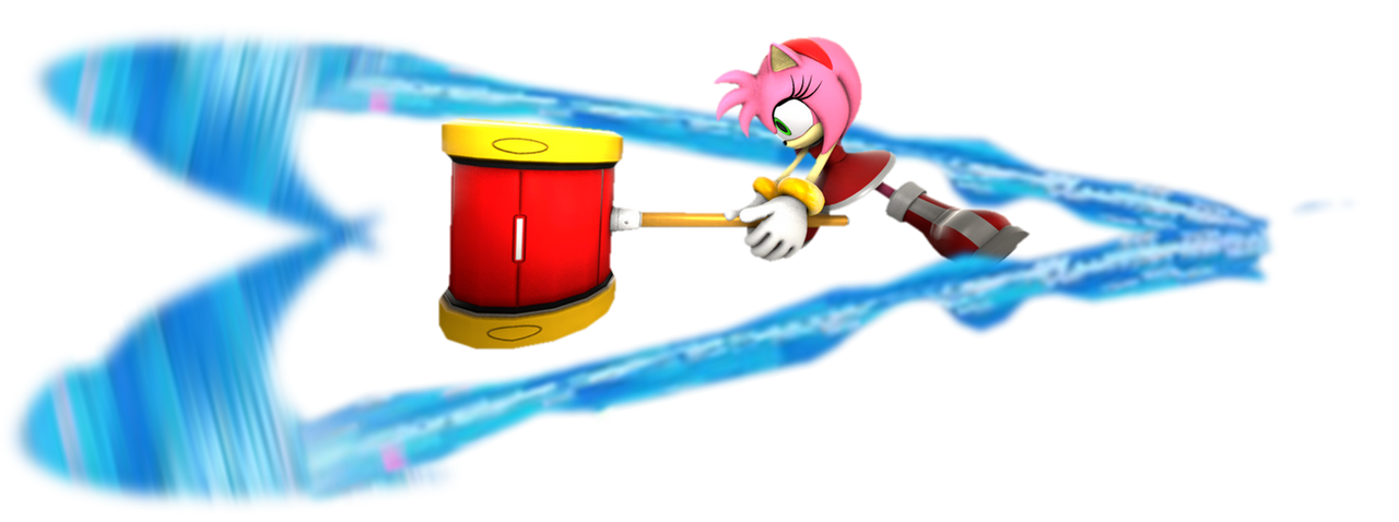 Amy Rose creating Cyloop with her hammer by TransparentJiggly64 on ...