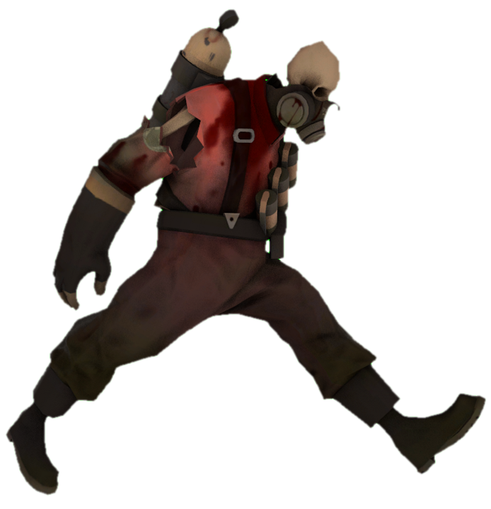 Zombie Pyro walking by TransparentJiggly64 on DeviantArt