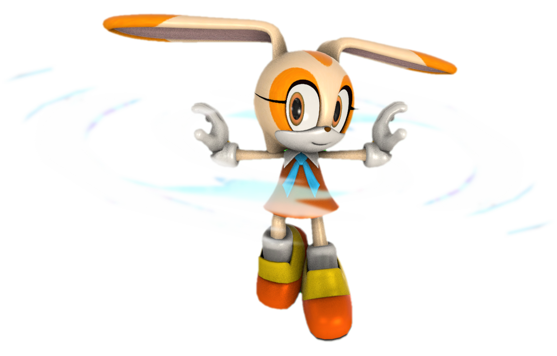 Cream The Rabbit Spin Jumping by TransparentJiggly64 on DeviantArt