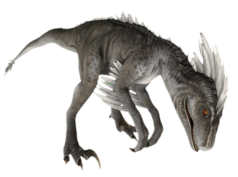 Raptor (ARK) looking down by TransparentJiggly64 on DeviantArt