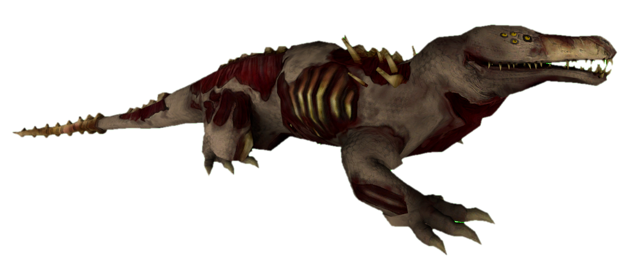 SCP 682 standing by TransparentJiggly64 on DeviantArt