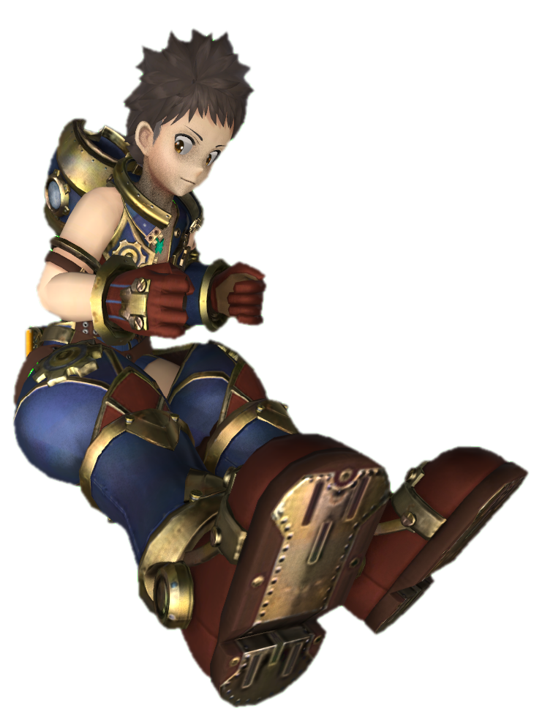 Rex (XC2) striking with his back by TransparentJiggly64 on DeviantArt