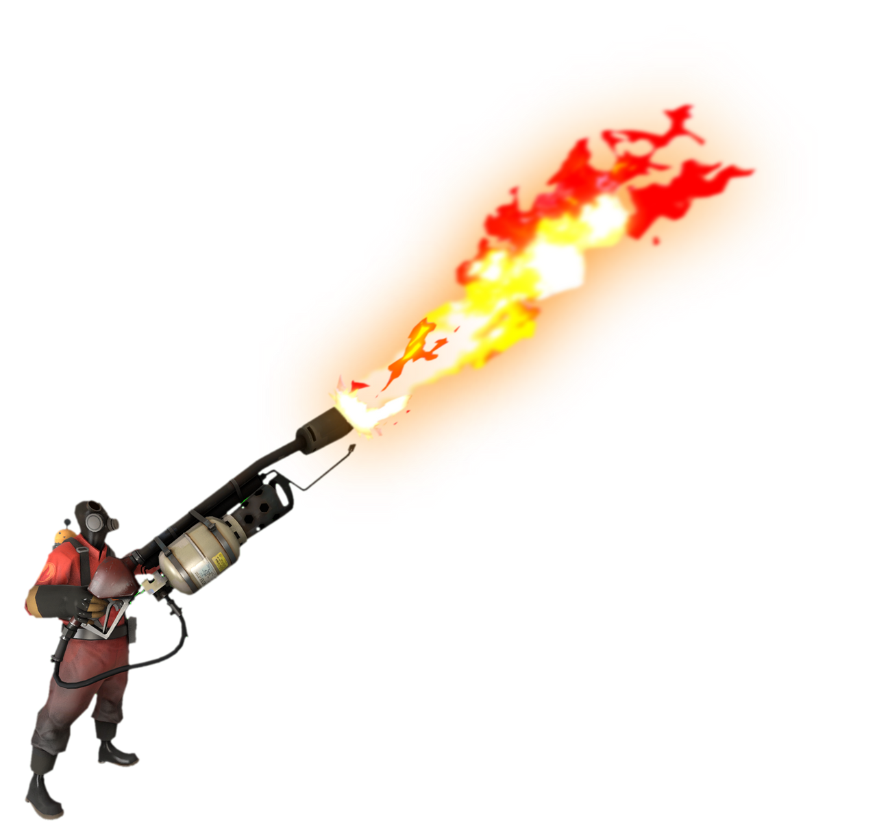 RED Pyro blasting upwards by TransparentJiggly64 on DeviantArt