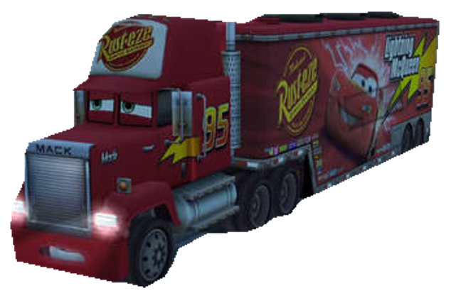 Mack Cars Deviantart Mack (Cars) feels exhausted by TransparentJiggly64 on DeviantArt