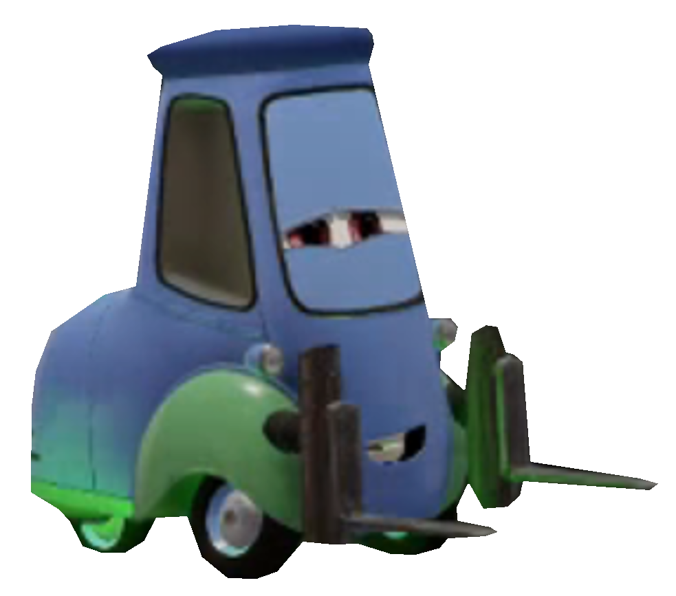 Guido (Cars) smiling sheepishly by TransparentJiggly64 on DeviantArt