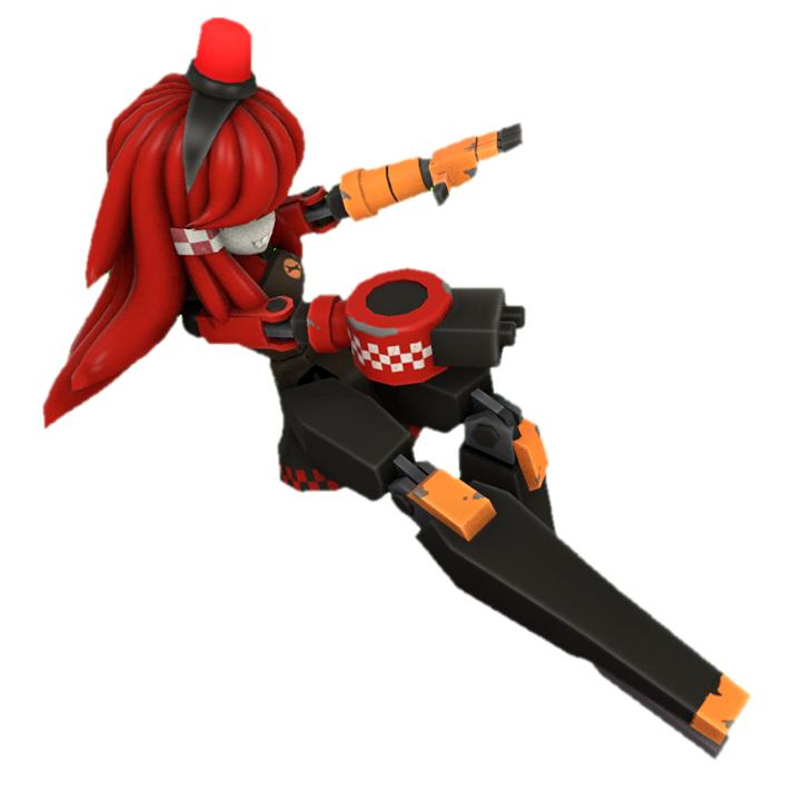 Mimi the sentry sent flying by TransparentJiggly64 on DeviantArt