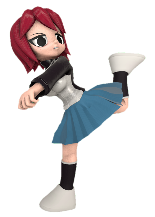Kim Pine Kicking Behind Her By TransparentJiggly64 On DeviantArt
