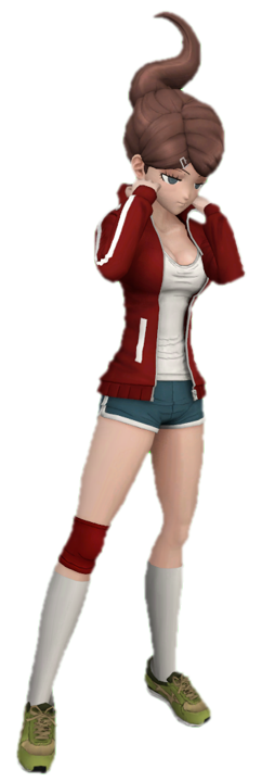 Aoi Asahina adjusting her jacket by TransparentJiggly64 on DeviantArt