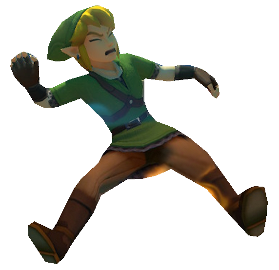 Skyward Link is hit by TransparentJiggly64 on DeviantArt