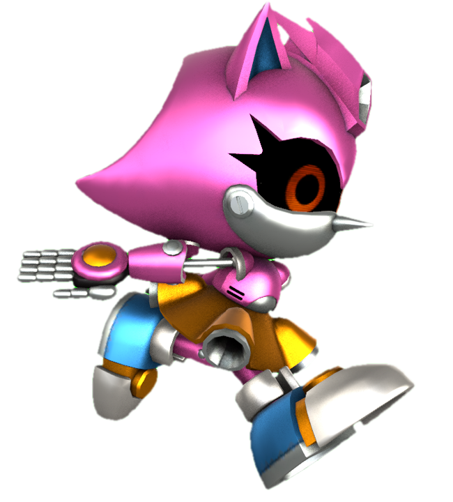 Amy Running Metal Amy running by TransparentJiggly64 on DeviantArt