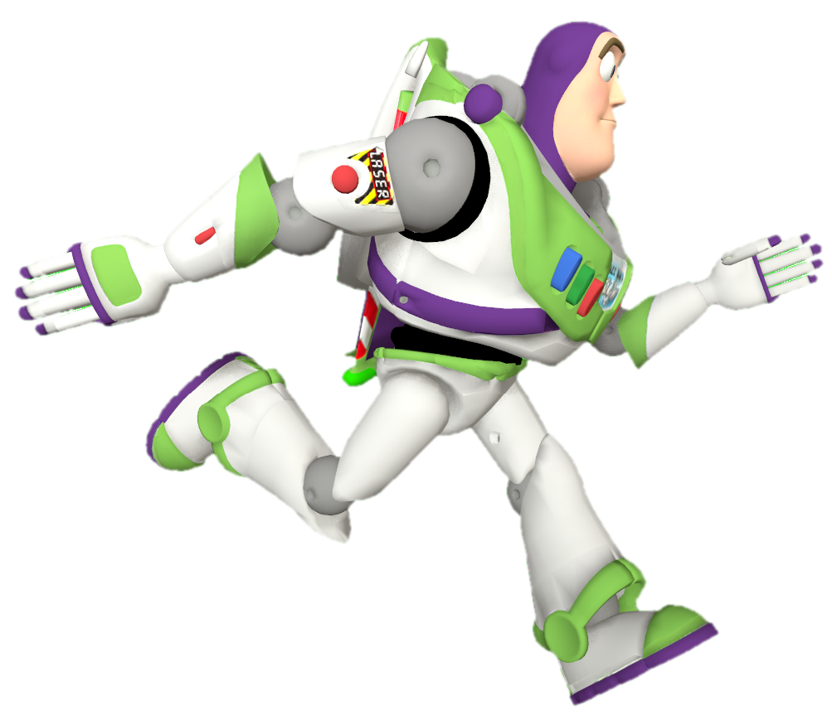 Lightyear Running Buzz Lightyear running by TransparentJiggly64 on DeviantArt