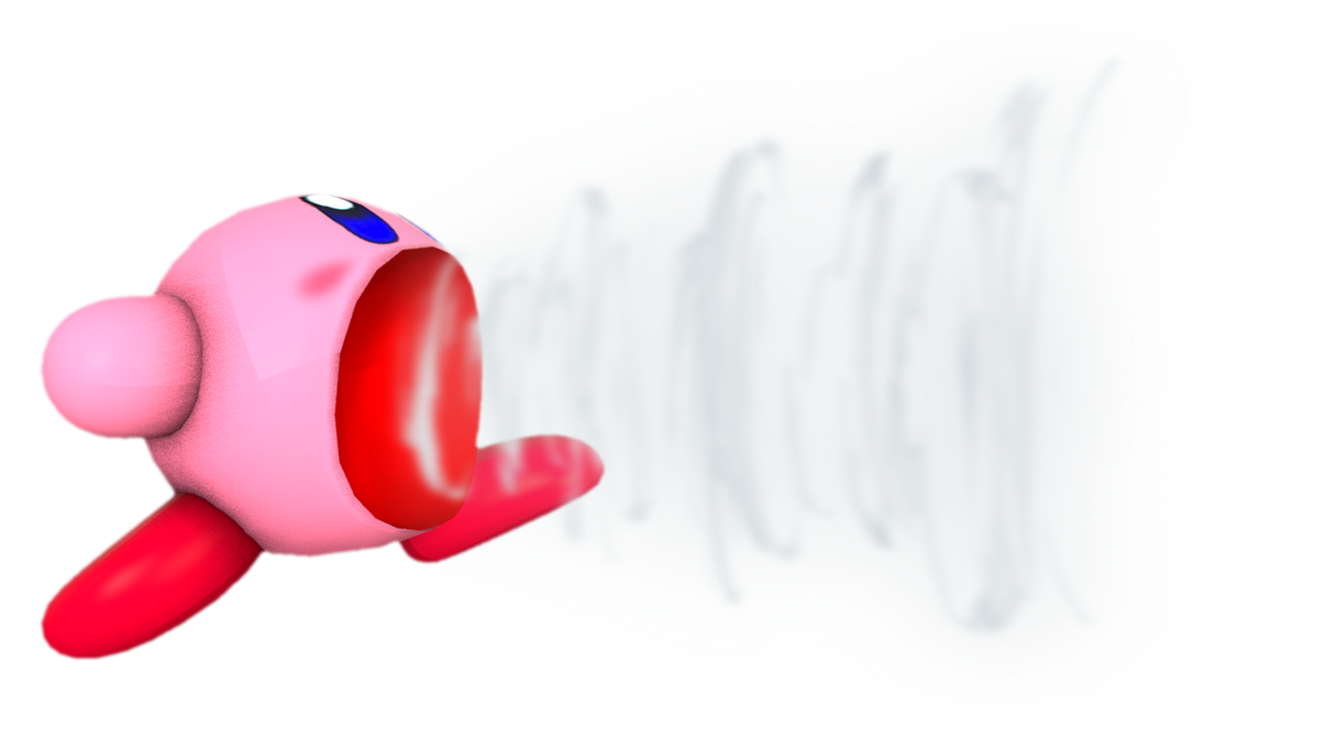 Normal Kirby using Jumping inhale by TransparentJiggly64 on DeviantArt