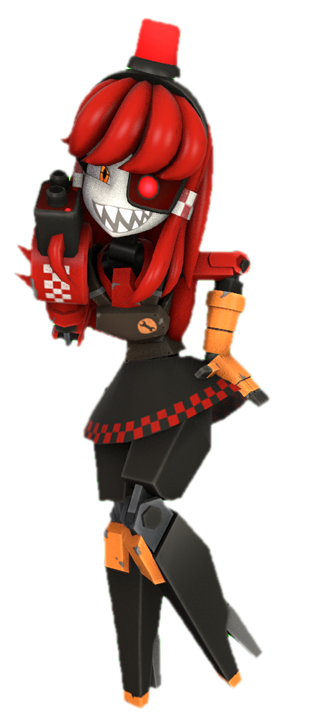 Mimi the Sentry posing by TransparentJiggly64 on DeviantArt