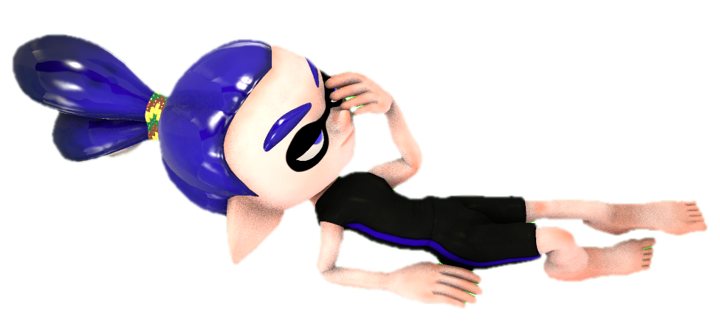 Blue Inling Gearless Blue Inkling Boy rubbing his eye by TransparentJiggly64 on ...