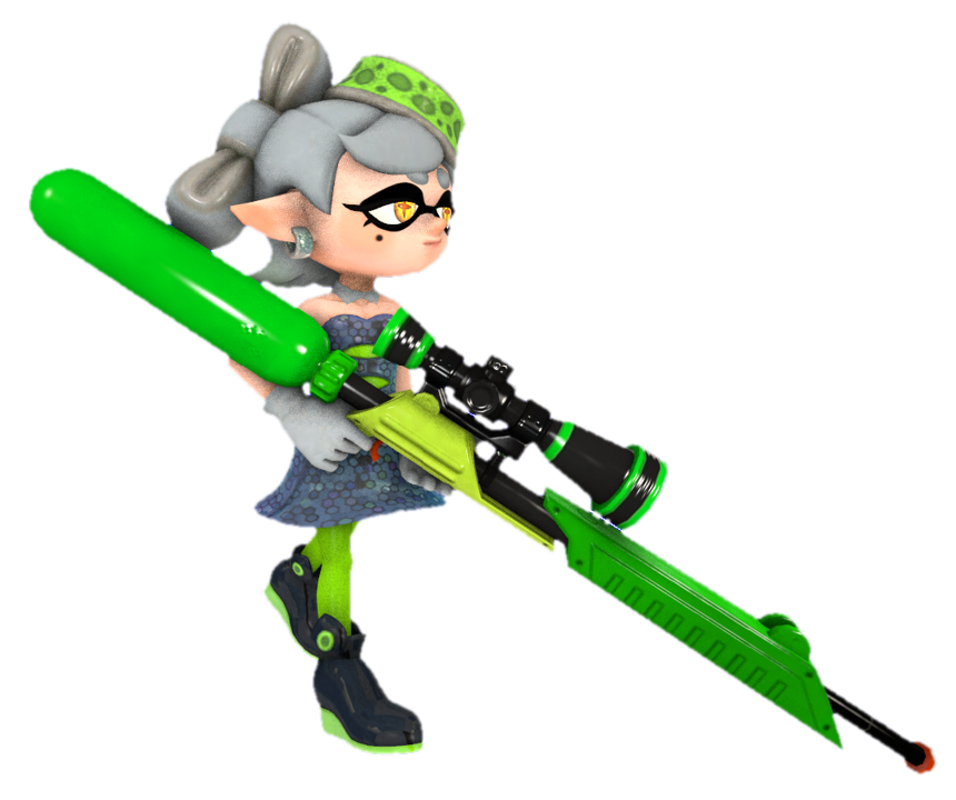 Idol Marie walking with a Splatterscope by TransparentJiggly64 on ...