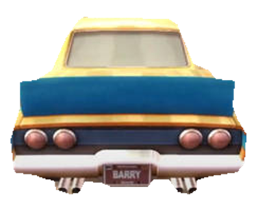 Barry (Cars) facing away by TransparentJiggly64 on DeviantArt