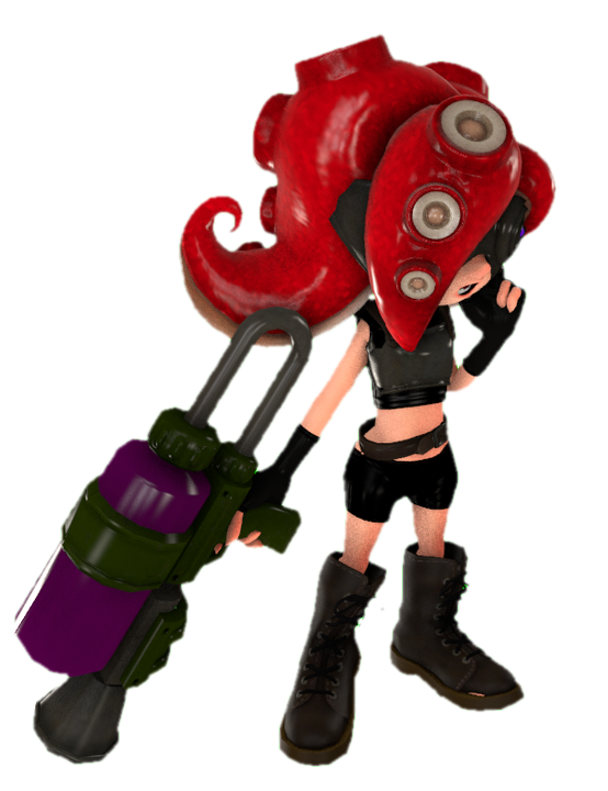 Enemy Octoling (S1) making contact by TransparentJiggly64 on DeviantArt