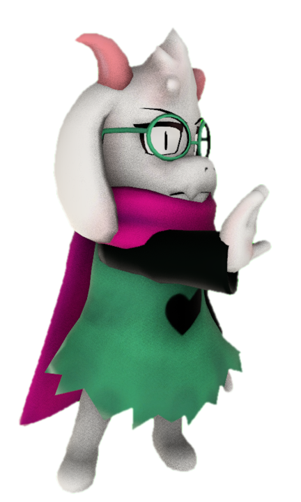 Ralsei (Hatless) stopping something by TransparentJiggly64 on DeviantArt