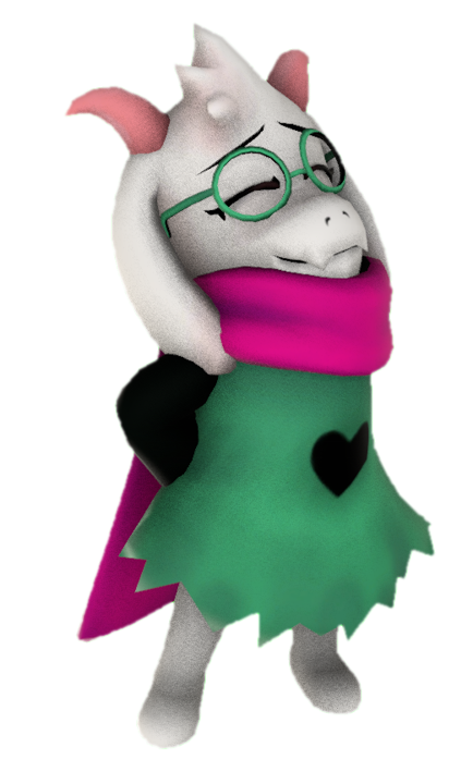 Hatless Ralsei Ralsei (Hatless) smiling by TransparentJiggly64 on DeviantArt