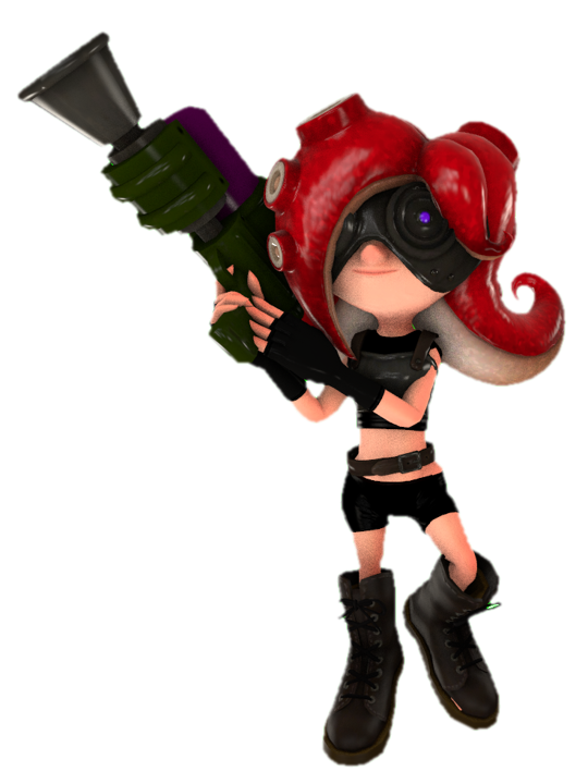 Enemy Octoling (S1) leaning back by TransparentJiggly64 on DeviantArt