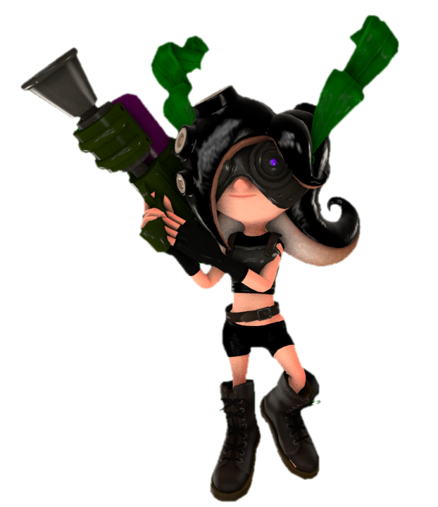 Elite Octoling (S1) leaning back by TransparentJiggly64 on DeviantArt