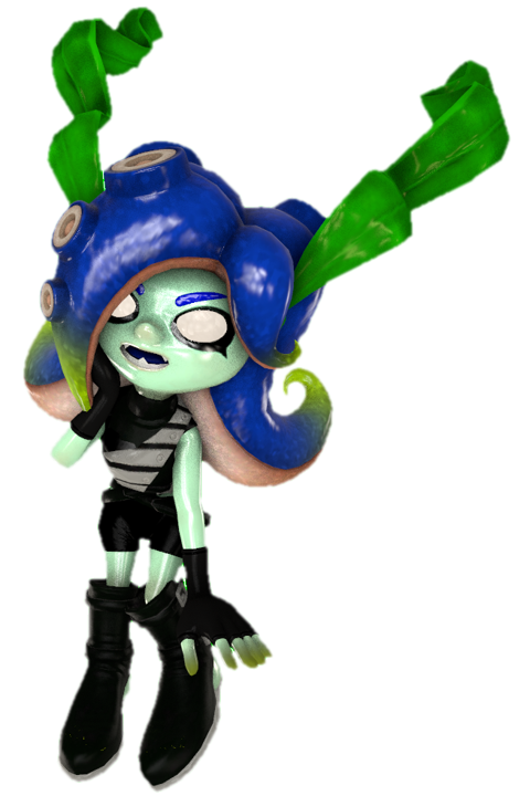 Sanitized Octoling posing by TransparentJiggly64 on DeviantArt
