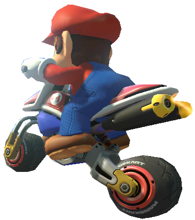 Mario Riding Rockt Super Mario on the Standard Bike 3 by TransparentJiggly64 on DeviantArt