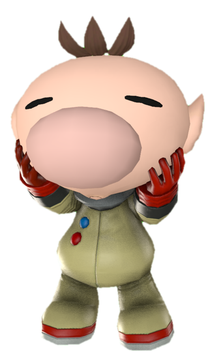 Olimar Rice Olimar (Helmetless) with hands on his face by TransparentJiggly64 on ...