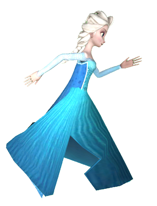 Elsa running by TransparentJiggly64 on DeviantArt