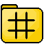 Folder Hash Icon 64x64
