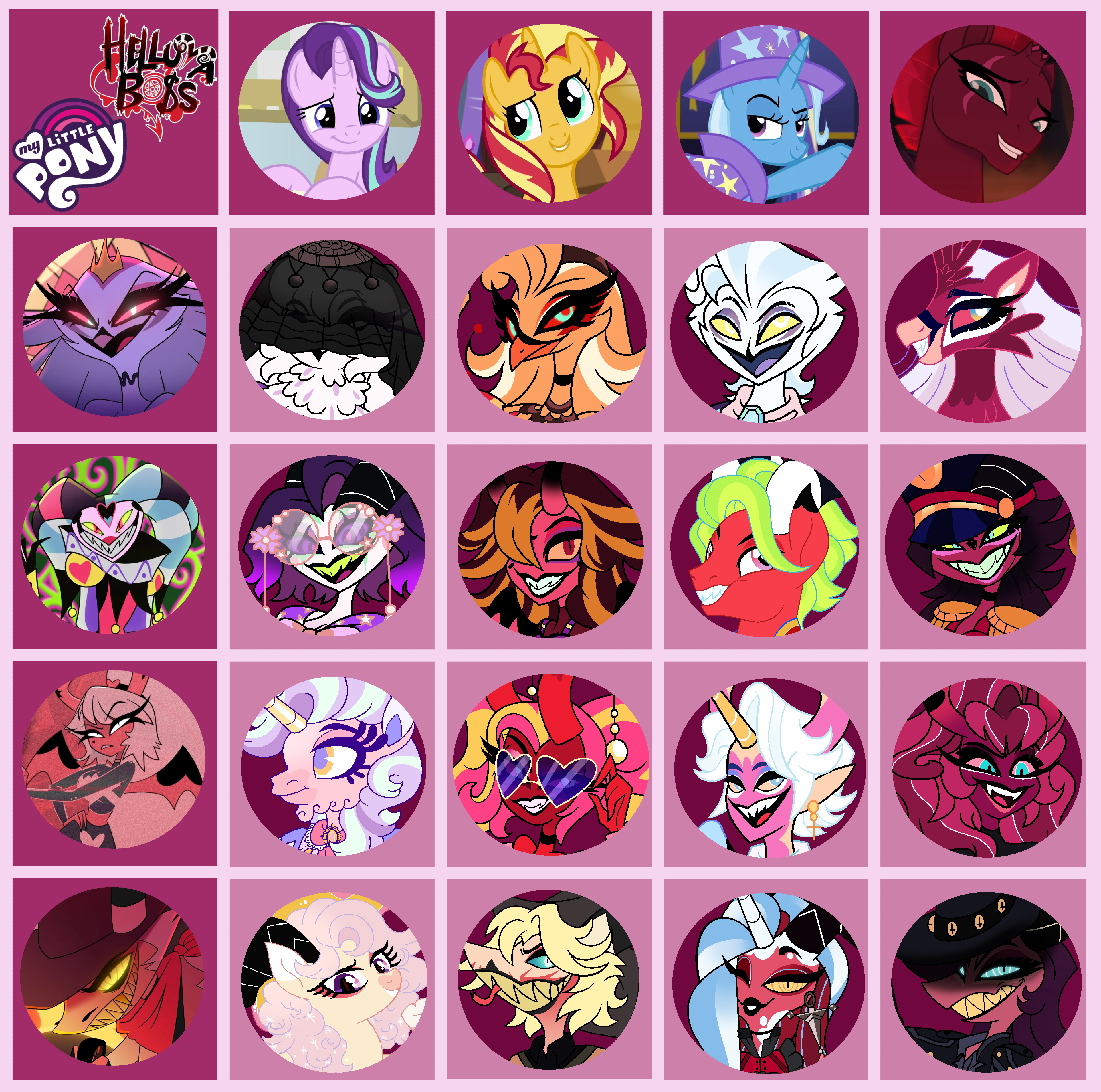 Helluva X MLP special grid (CLOSED) by DarkWolfWarrioradopt on DeviantArt