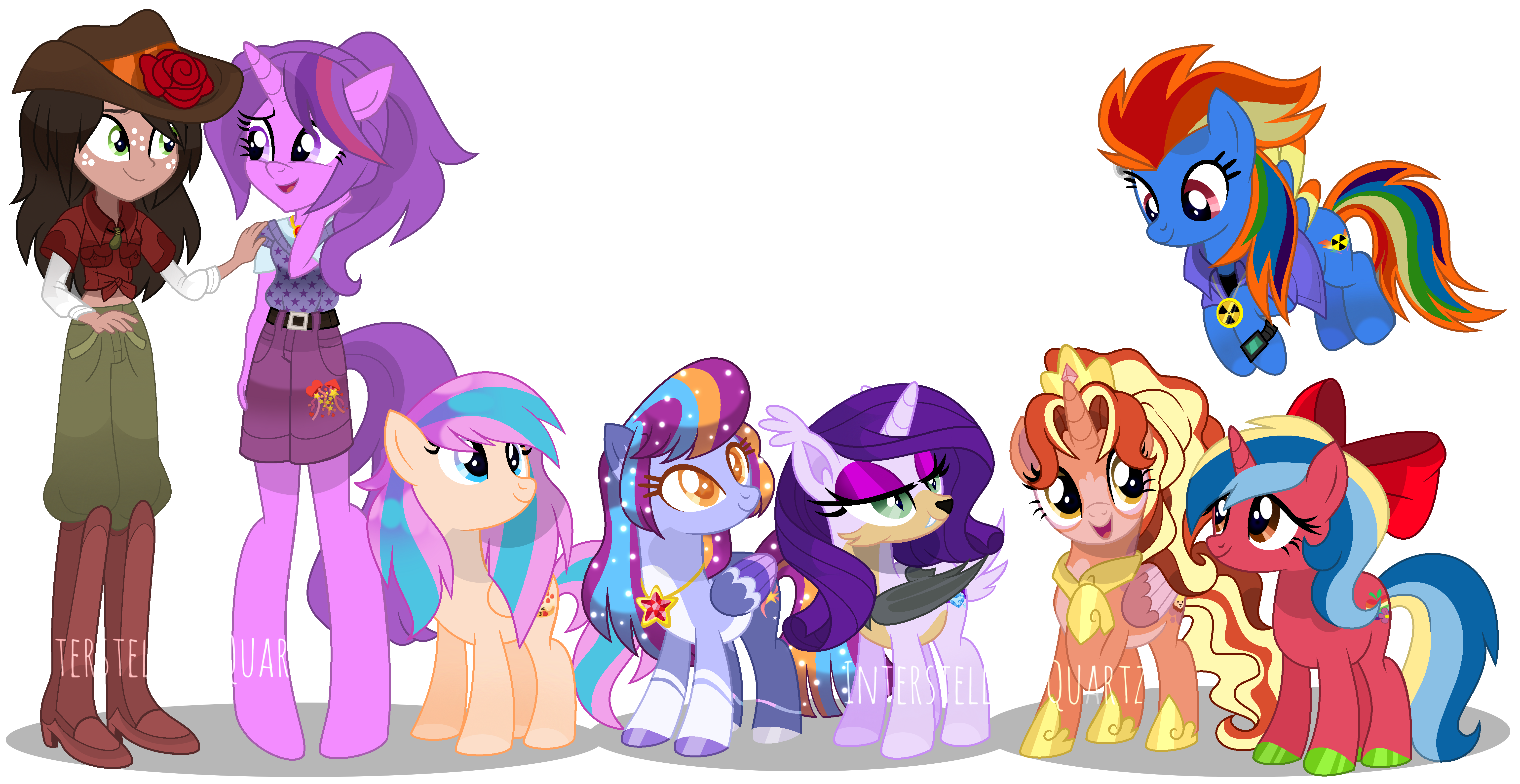 MLP FIM Art Trade Rosie Sparkling And Others By Interstellar Quartz mlp-fim-art-trade-rosie-sparkling-and-others-by-interstellar-quartz