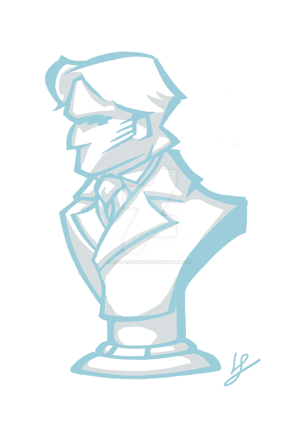 Bust Logo by louisesaunders on DeviantArt