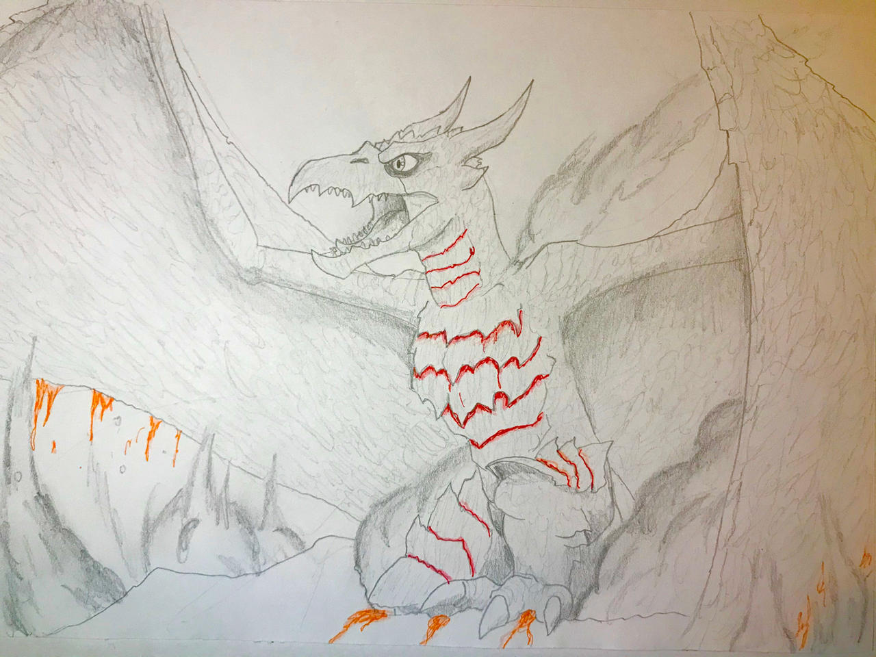 Rodan Drawimg Rodan by FireRedGoji2000 on DeviantArt