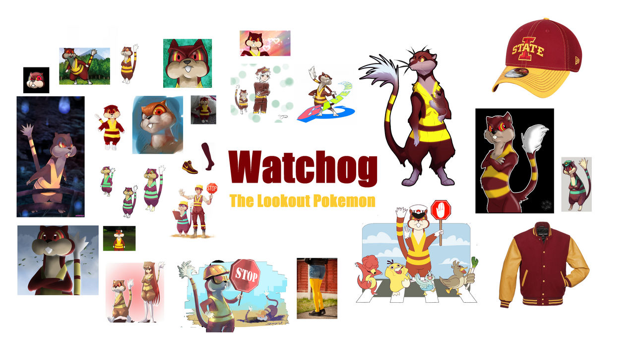 Pokemon Watchog Collage by GamerGavin2004 on DeviantArt