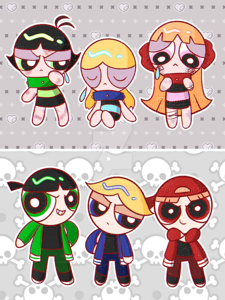 My AU PPG X RRB by AgnesLok on DeviantArt