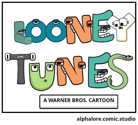 Warner Bros. Pictures logo in Alphabet Lore style. - Comic Studio