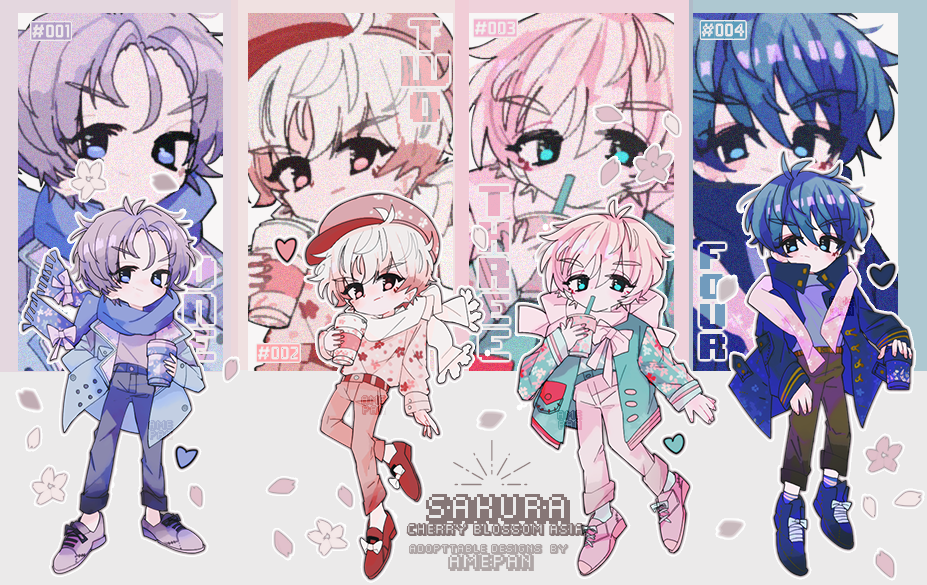 Sakura Babes - Adoptable (CLOSED)