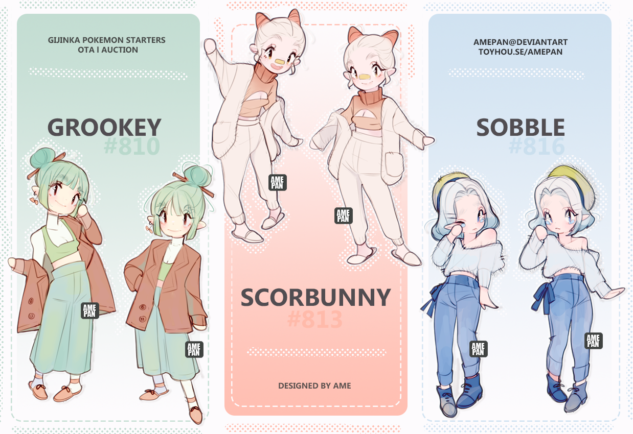 Pokemon Gijinka Starters 2 3 Ota 1 Left Open By Amepan On Deviantart Pokemon Gijinka Starters 2 3 Ota 1 Left Open By Amepan On Deviantart