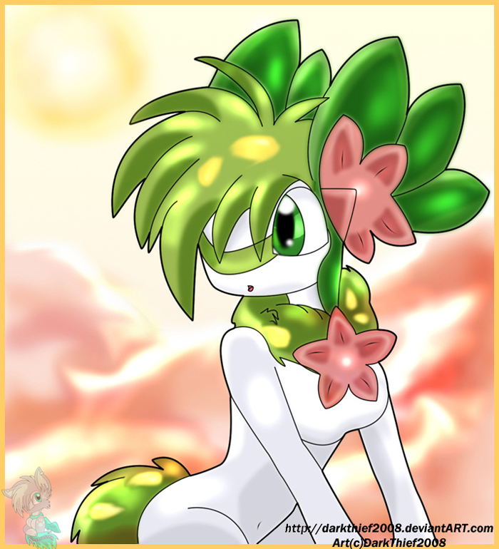 Shaymin (Sky Form) by Pikachowcat on DeviantArt