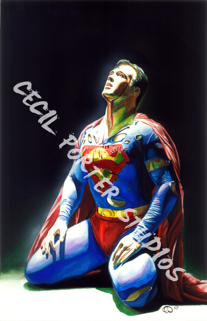 Superman painting