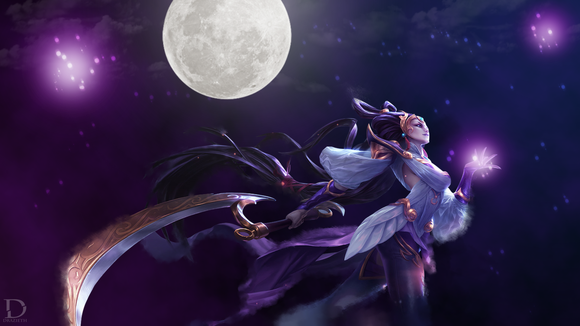 Lunar Goddess Diana League Of Legends Wallpaper By Drazieth On Lunar Goddess Diana League Of Legends Wallpaper By Drazieth On