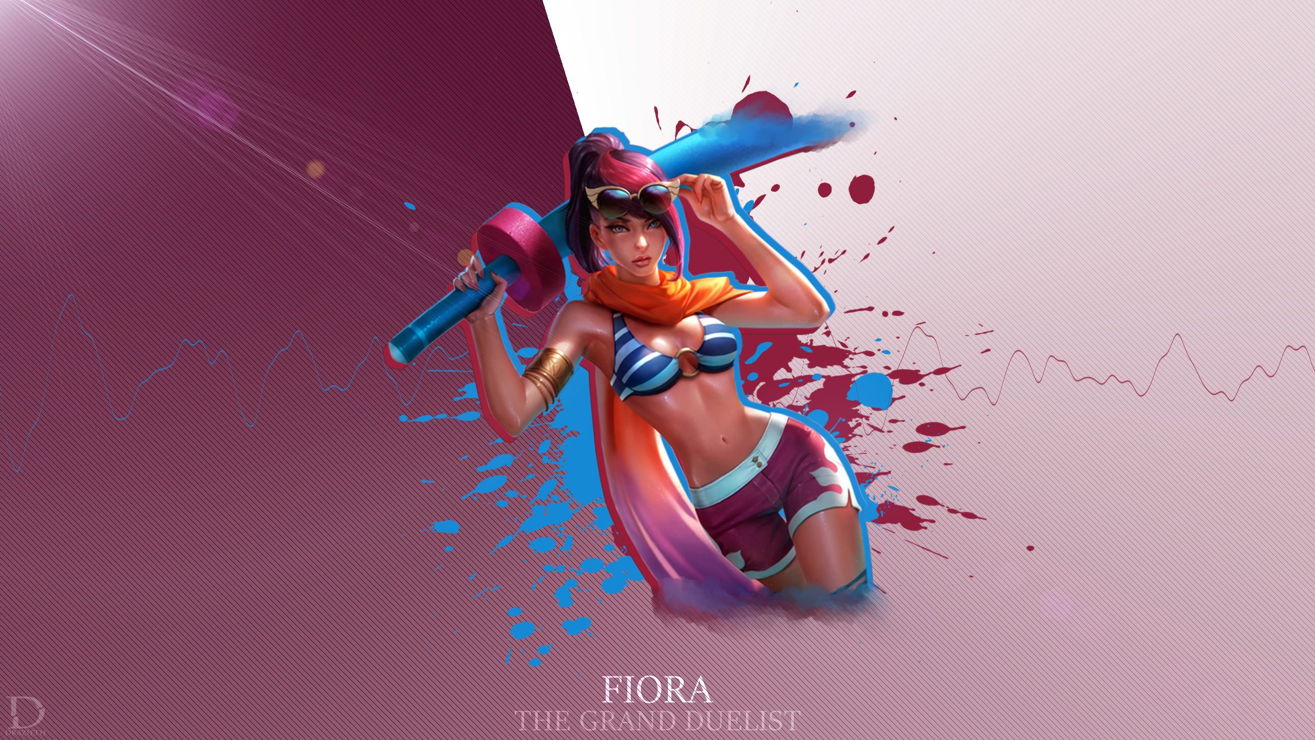 Pool Party Fiora League Of Legends Wallpaper By Drazieth On Pool Party Fiora League Of Legends Wallpaper By Drazieth On