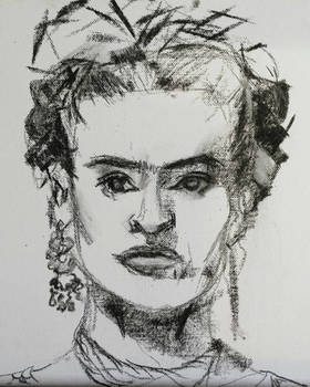Frida Kahlo Sketch