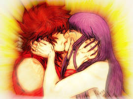 Seiya and Saori - FIRST KISS (REMASTERED)