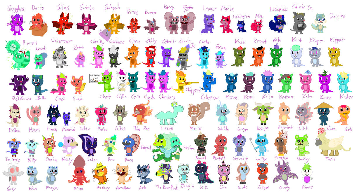 My HTF OC Collection (June 2021) by ConductorShyGuy on DeviantArt
