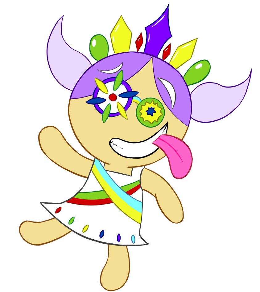 Kaleidoscope Cookie (My 1st Actual Cookie Run OC) by EezySeven on