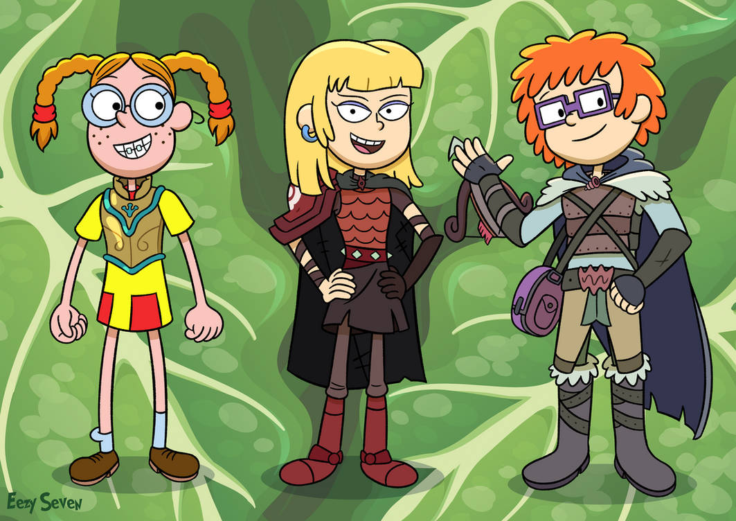 [COMM] Eliza, Angelica, and Chuckie in Amphibia by EezySeven on DeviantArt
