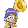 [COMM] Yumi with a Sousaphone